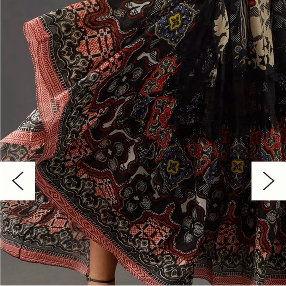 Anthropologie Multicolor Patterned Maxi Dress - Picture 6 of 14